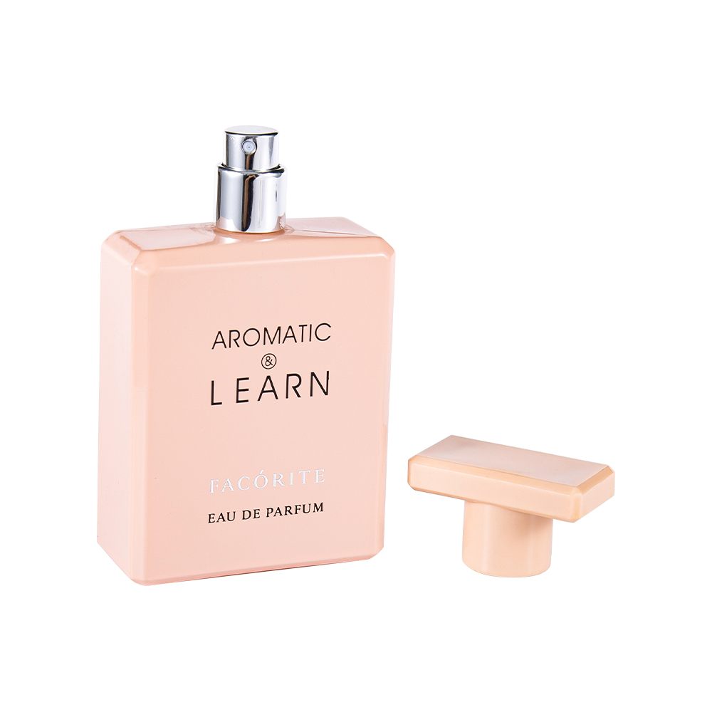 KY1490-WJ2155 50 мл прямоугольный стеклянный флакон духов с покрытием и блестящей крышкой