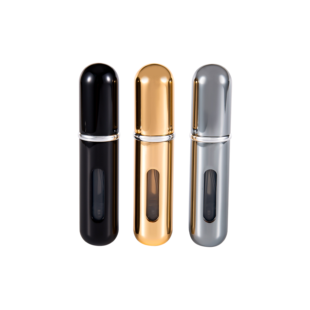 Цвет и логотип флакона духов с круглым дном 5 мл, алюминиевый, настраиваемый