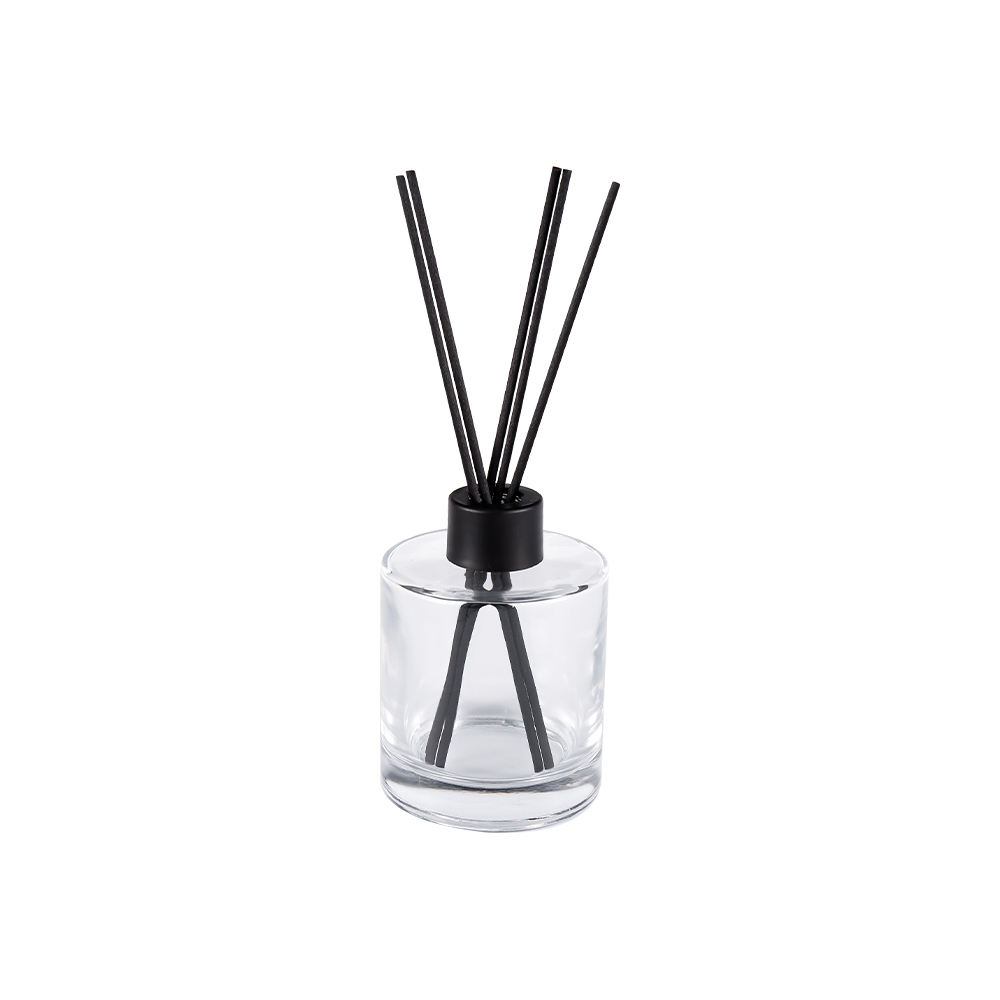 HJ-RX2109 Цилиндрический кремневый стеклянный диффузор, пластиковая алюминиевая крышка, цветная волоконная наклейка