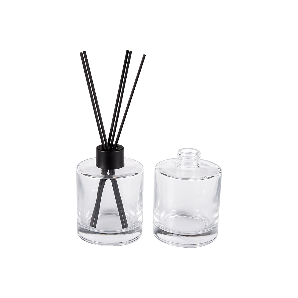 HJ-RX2109 Цилиндрический кремневый стеклянный диффузор, пластиковая алюминиевая крышка, цветная волоконная наклейка