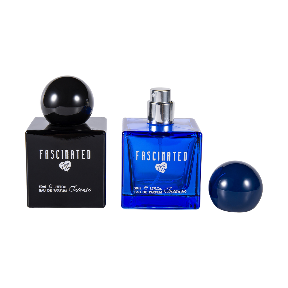 KY145-WJ2537 50 мл стеклянный флакон для духов с цветной печатью и сферической УФ-пластиковой крышкой